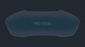 Protective glass Pixsel for dashboard AUDI A4 / S4 / RS4 - 12“ 2019 - 2020