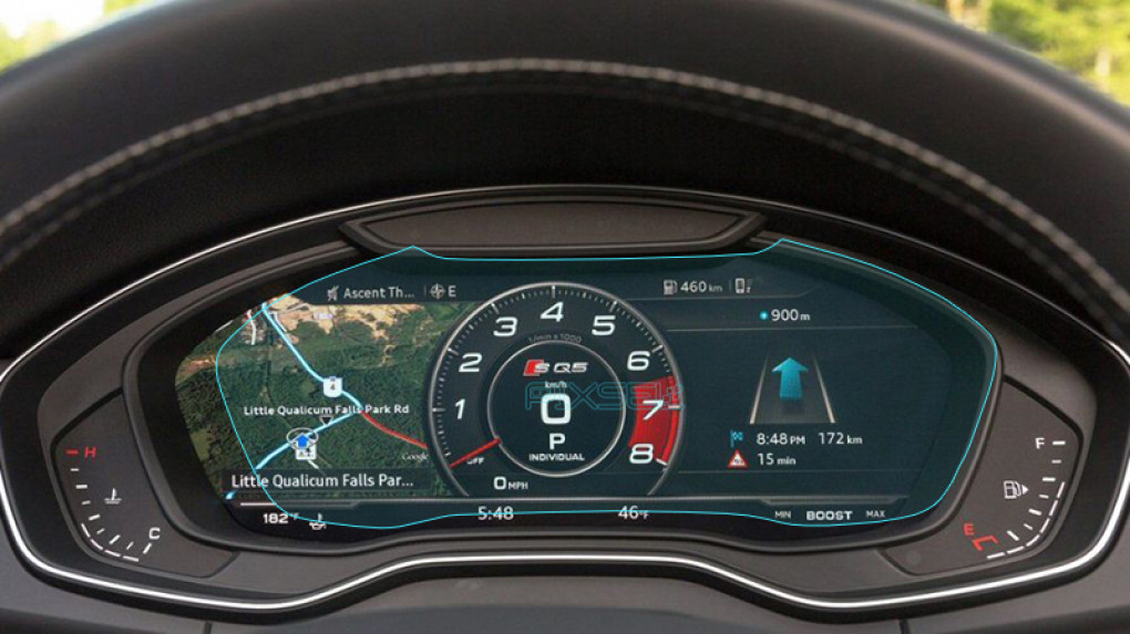Ochronne szkło Pixsel na deskę rozdzielczą AUDI A4 / S4 / RS4 - 12“ 2015 - 2018