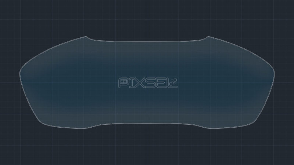 Ochronne szkło Pixsel na deskę rozdzielczą AUDI A4 / S4 / RS4 - 12“ 2015 - 2018-2