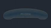 Protective glass Pixsel for dashboard PORSCHE TAYCAN - 20.5“ 2020 -