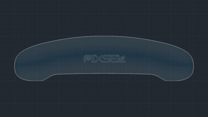 Protective glass Pixsel for dashboard PORSCHE TAYCAN - 20.5“ 2020 -