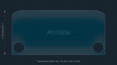 Protective glass Pixsel for monitor MITSUBISHI OUTLANDER - 11.4“ 2022 -