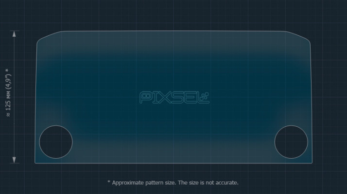 Protective glass Pixsel for monitor MITSUBISHI OUTLANDER - 11.4“ 2022 -