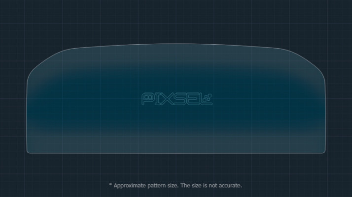 Protective glass Pixsel for dashboard MITSUBISHI OUTLANDER - 12.1“ 2022 -