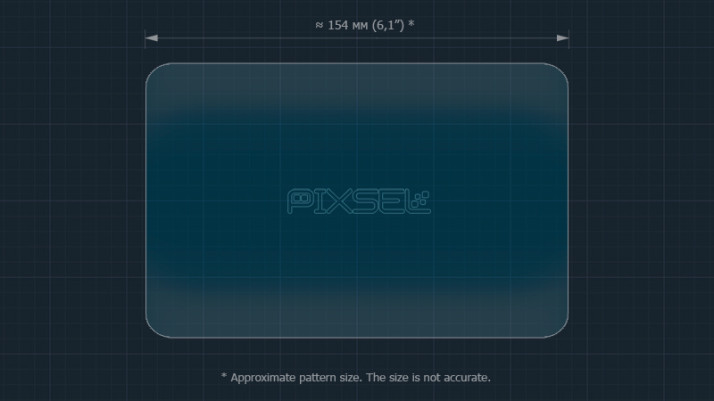 Protective glass Pixsel for moto speedometer YAMAHA MT-07 7.2“