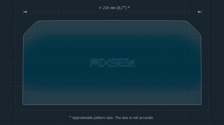 Protective glass Pixsel for moto speedometer YAMAHA TRACER 9 GT + 9.6“