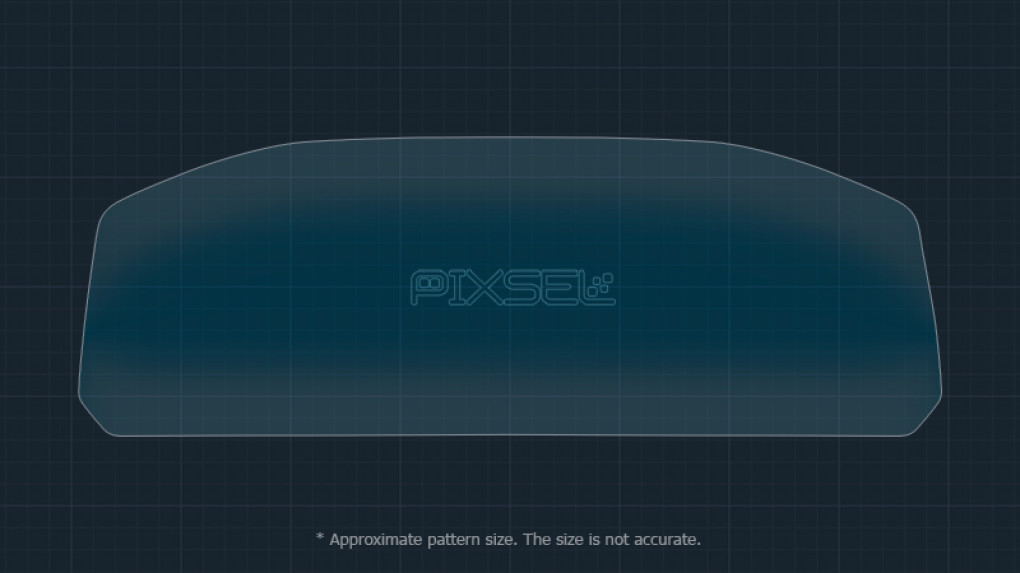 Захисне скло Pixsel на панель приладів VOLKSWAGEN TIGUAN - 13.1“ 2021 - 2023-2