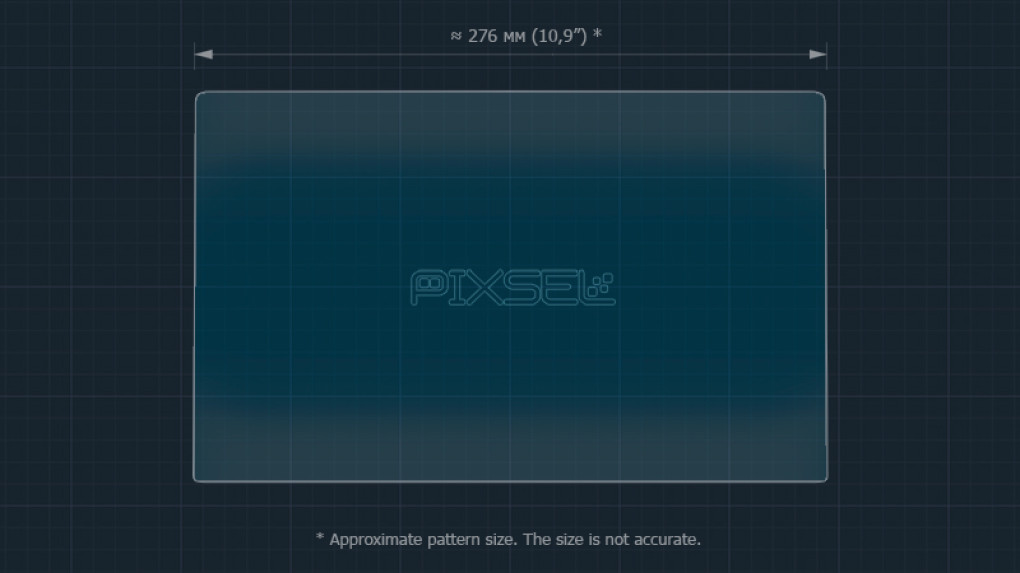 Захисне скло Pixsel для заднього монітора AUDI A8 / S8 - 12.9“ 2023 --2